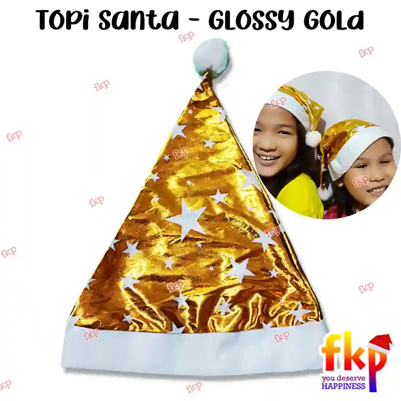 Topi Santa Gold